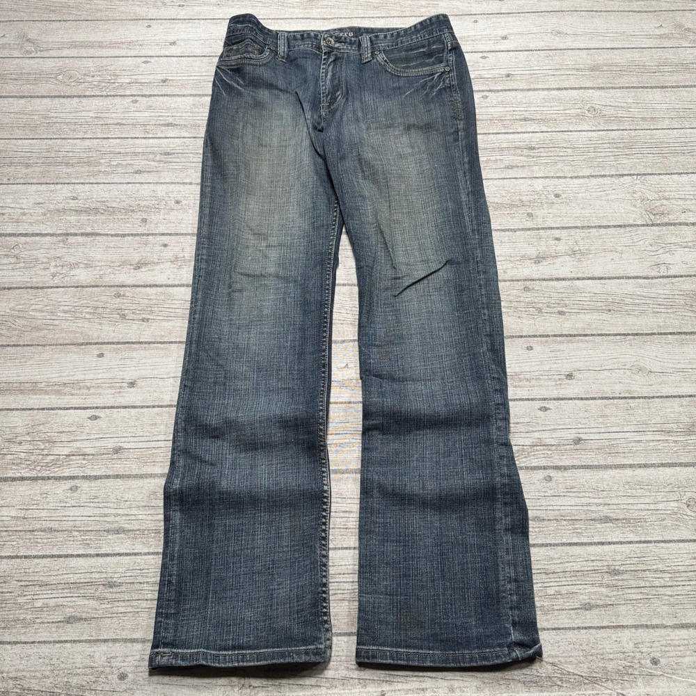 Point Zero Jeans Men's 33x33 Blue Denim Medium Wash Straight Leg Relaxed Rugged